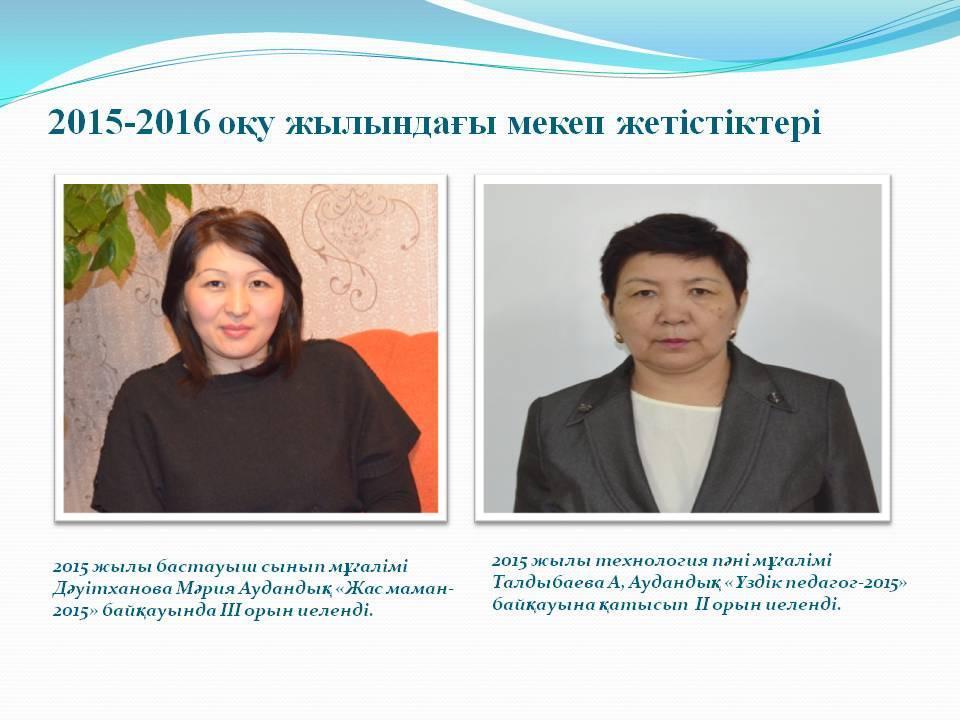 Мектеп ұстаздары