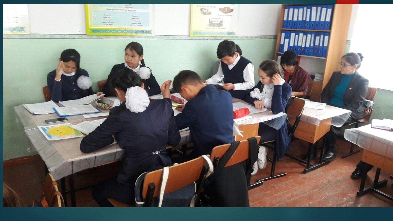Жаңа білім беру мазмұны бойынша өткізілген сабақ